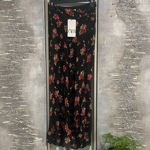 Zara Floral Maxi Skirt